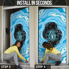 Australia Mother's Day Door Cover Best Mum Ever Blue Version