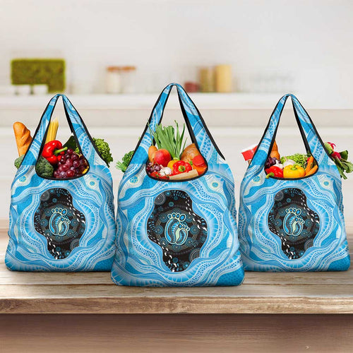 Australia Mother's Day Grocery Bag Best Mum Ever Blue Version