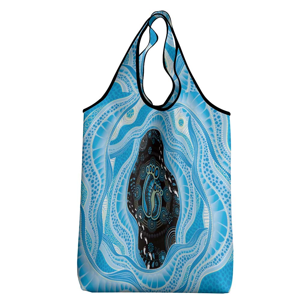 Australia Mother's Day Grocery Bag Best Mum Ever Blue Version