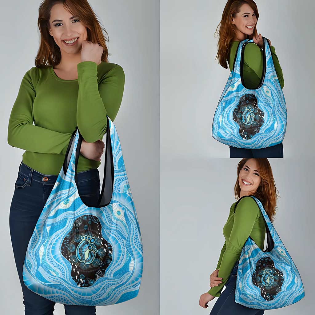 Australia Mother's Day Grocery Bag Best Mum Ever Blue Version