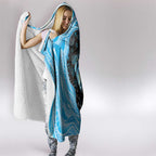 Australia Mother's Day Hooded Blanket Best Mum Ever Blue Version