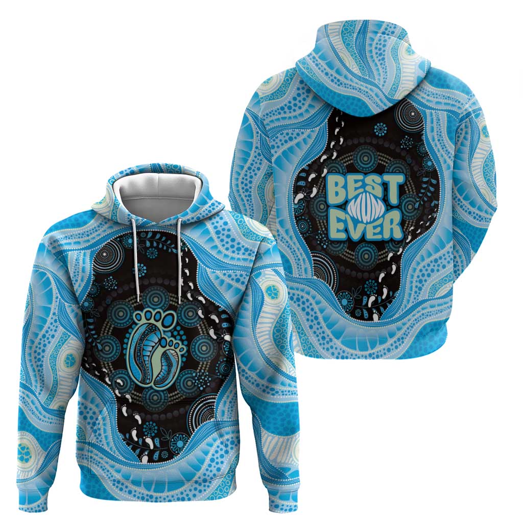 Australia Mother's Day Hoodie Best Mum Ever Blue Version