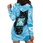 Australia Mother's Day Hoodie Dress Best Mum Ever Blue Version