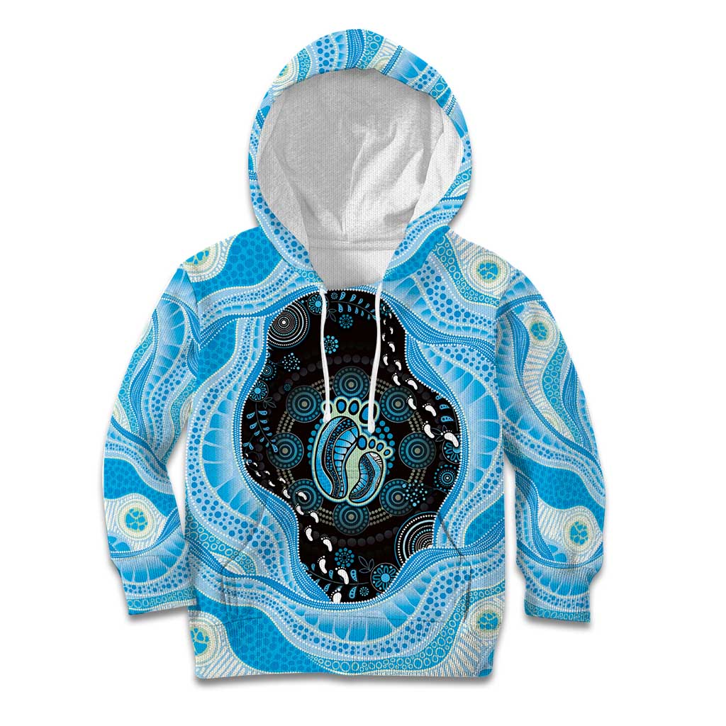 Australia Mother's Day Kid Hoodie Best Mum Ever Blue Version