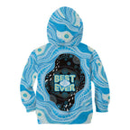 Australia Mother's Day Kid Hoodie Best Mum Ever Blue Version