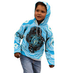 Australia Mother's Day Kid Hoodie Best Mum Ever Blue Version