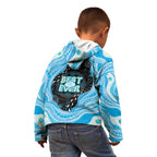 Australia Mother's Day Kid Hoodie Best Mum Ever Blue Version