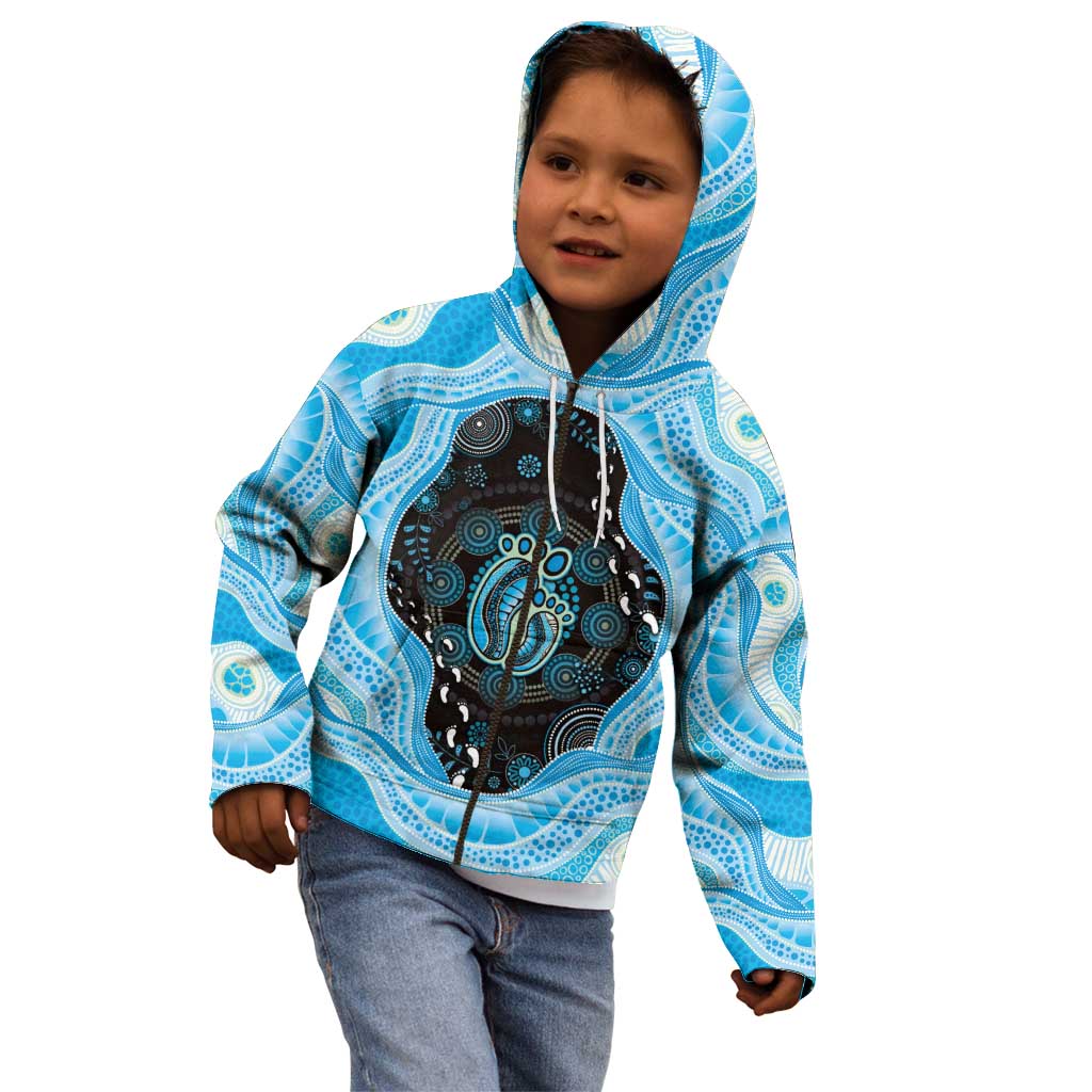 Australia Mother's Day Kid Hoodie Best Mum Ever Blue Version