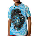 Australia Mother's Day Kid Polo Shirt Best Mum Ever Blue Version
