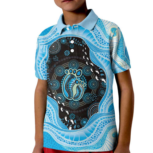 Australia Mother's Day Kid Polo Shirt Best Mum Ever Blue Version
