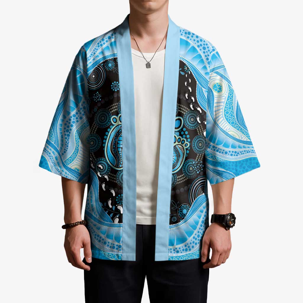 Australia Mother's Day Kimono Best Mum Ever Blue Version