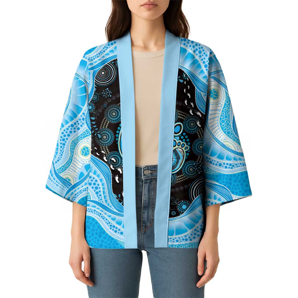 Australia Mother's Day Kimono Best Mum Ever Blue Version