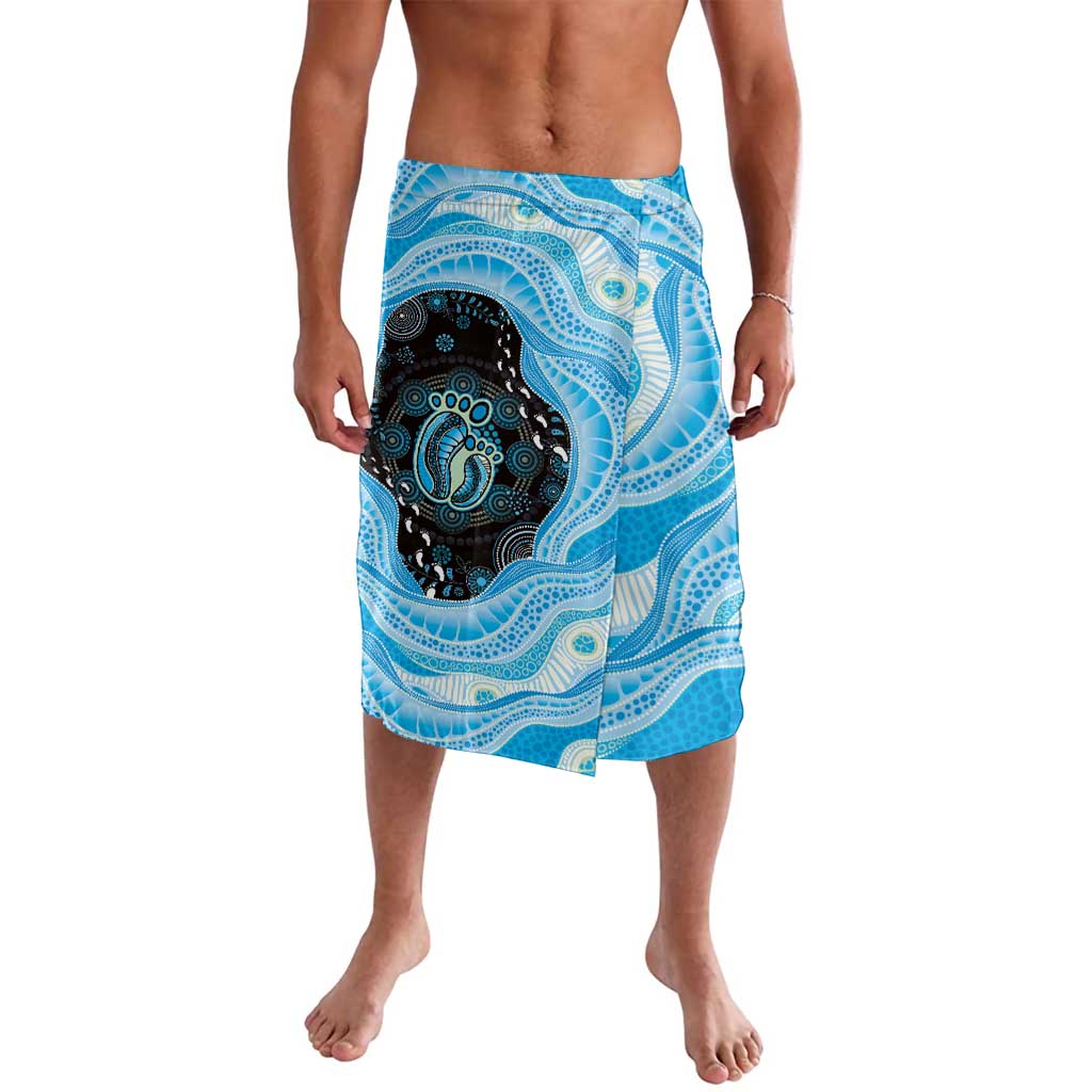 Australia Mother's Day Lavalava Best Mum Ever Blue Version