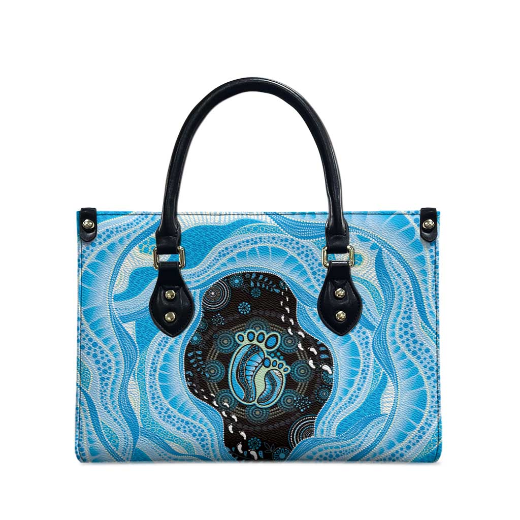 Australia Mother's Day Leather Bag Best Mum Ever Blue Version