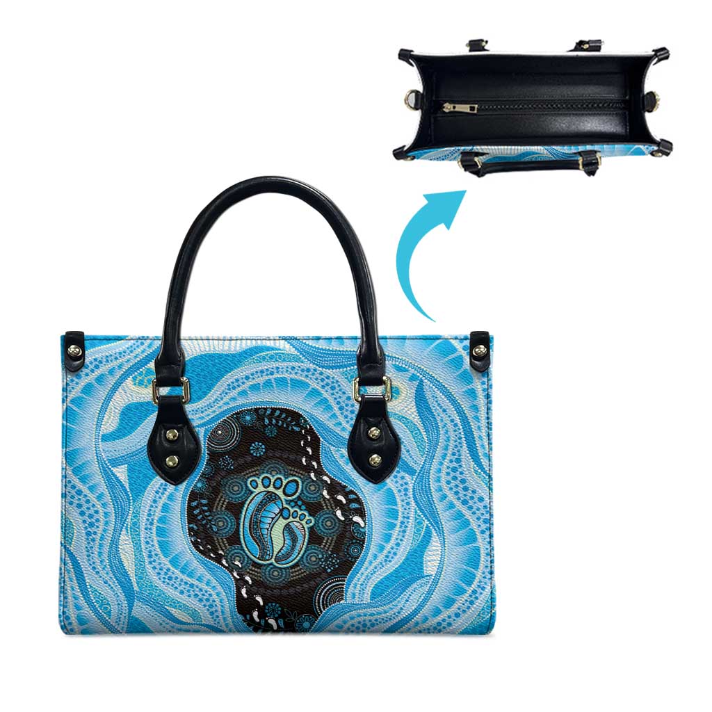 Australia Mother's Day Leather Bag Best Mum Ever Blue Version