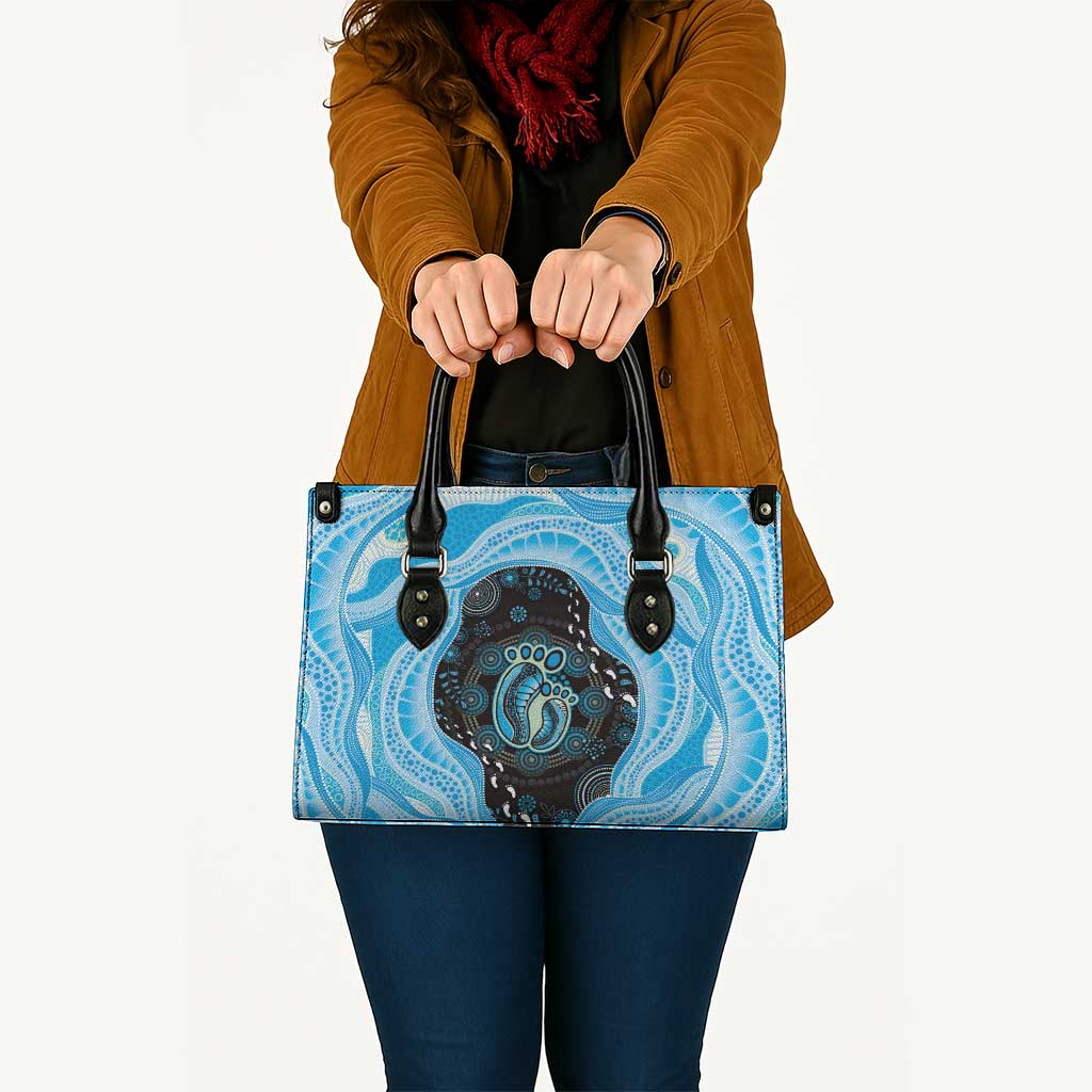 Australia Mother's Day Leather Bag Best Mum Ever Blue Version