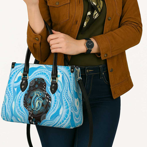 Australia Mother's Day Leather Bag Best Mum Ever Blue Version