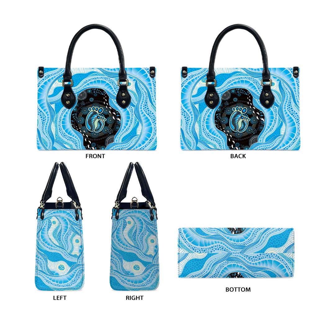 Australia Mother's Day Leather Bag Best Mum Ever Blue Version