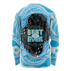 Australia Mother's Day Long Sleeve Shirt Best Mum Ever Blue Version