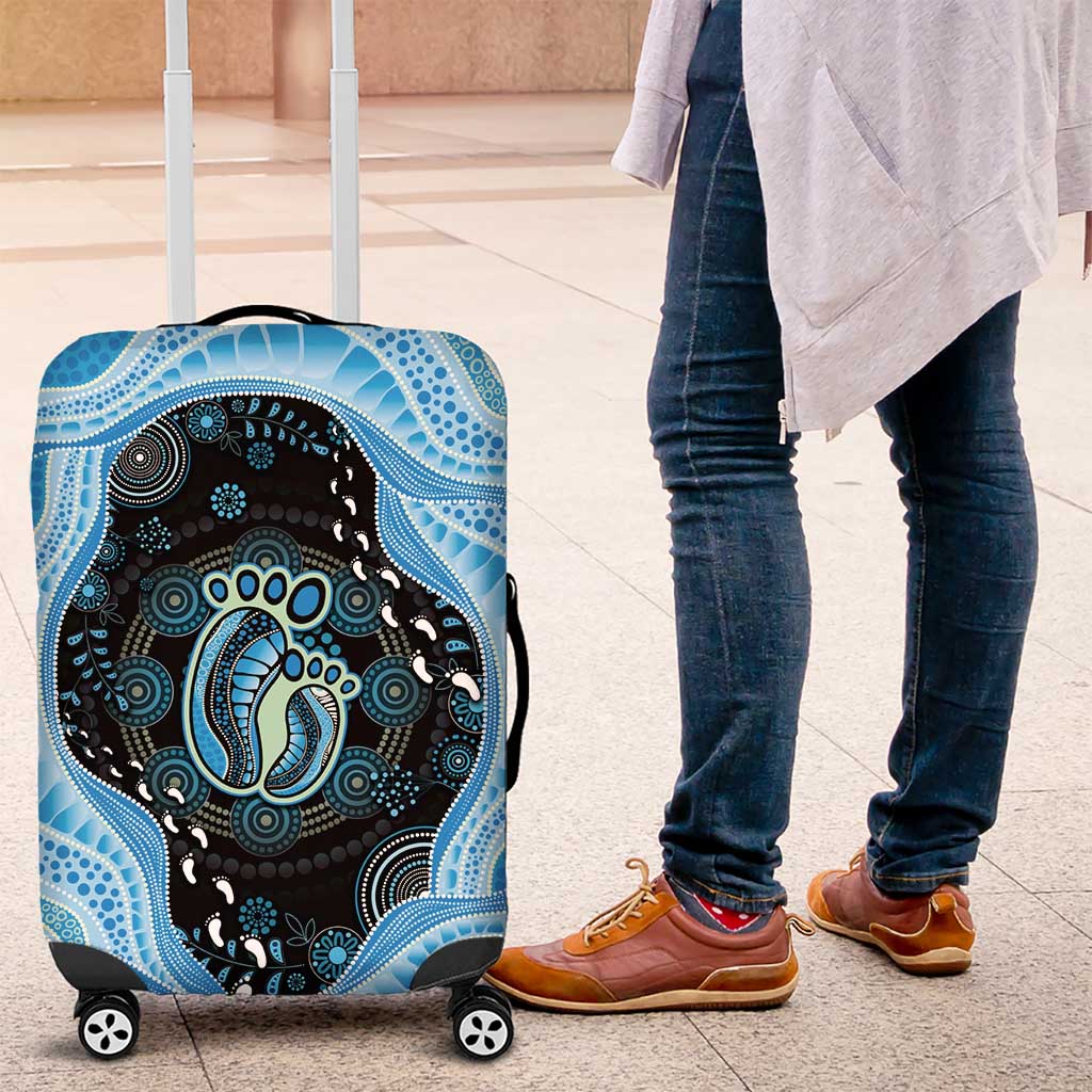Australia Mother's Day Luggage Cover Best Mum Ever Blue Version