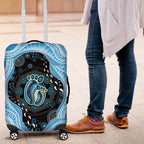 Australia Mother's Day Luggage Cover Best Mum Ever Blue Version