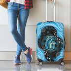 Australia Mother's Day Luggage Cover Best Mum Ever Blue Version