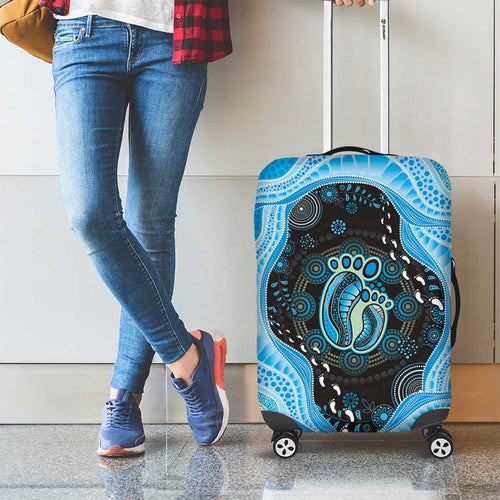 Australia Mother's Day Luggage Cover Best Mum Ever Blue Version