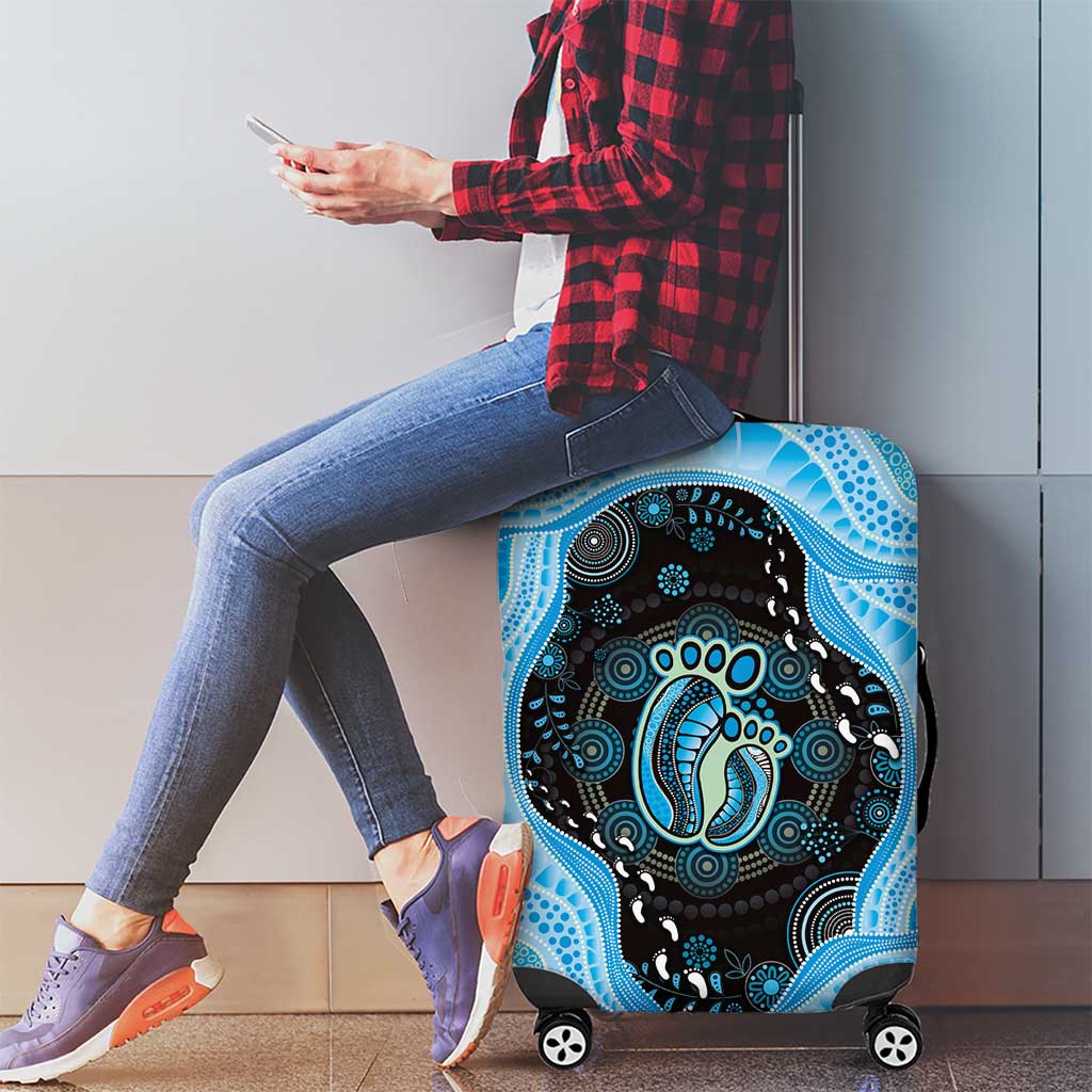 Australia Mother's Day Luggage Cover Best Mum Ever Blue Version