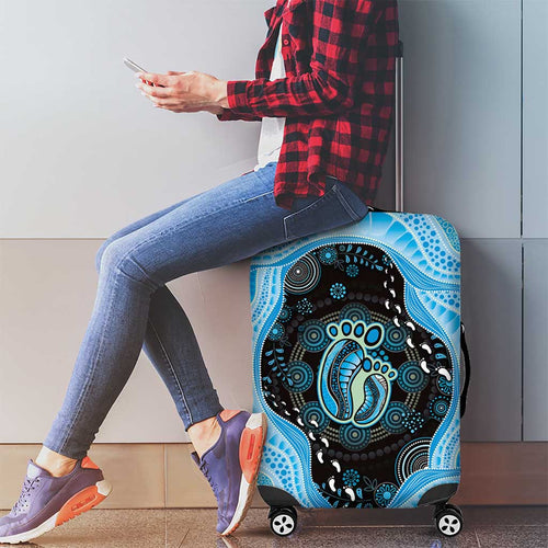 Australia Mother's Day Luggage Cover Best Mum Ever Blue Version