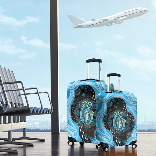 Australia Mother's Day Luggage Cover Best Mum Ever Blue Version