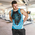 Australia Mother's Day Men Tank Top Best Mum Ever Blue Version
