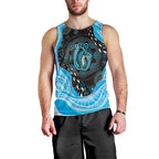 Australia Mother's Day Men Tank Top Best Mum Ever Blue Version