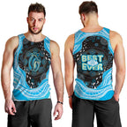 Australia Mother's Day Men Tank Top Best Mum Ever Blue Version
