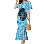 Australia Mother's Day Mermaid Dress Best Mum Ever Blue Version