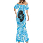 Australia Mother's Day Mermaid Dress Best Mum Ever Blue Version