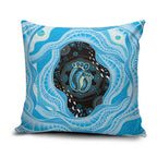 Australia Mother's Day Pillow Cover Best Mum Ever Blue Version