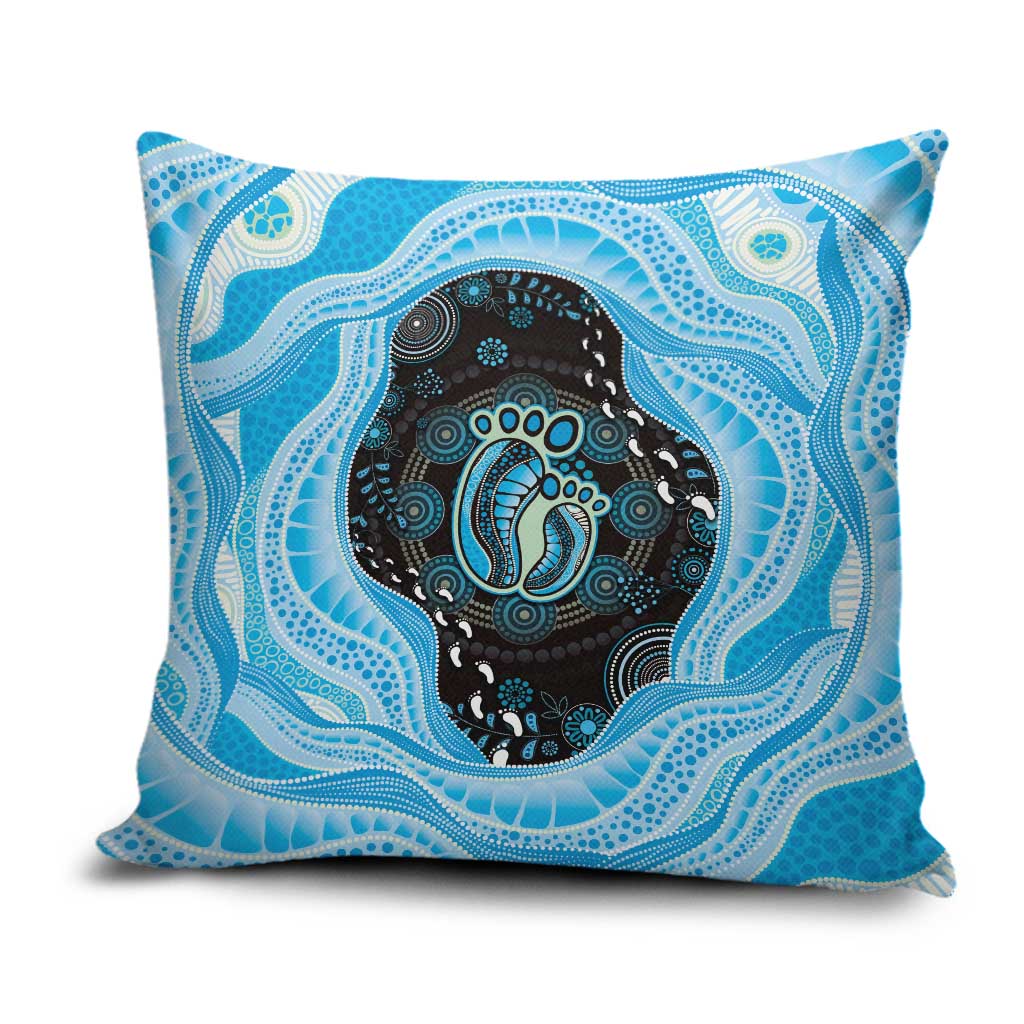 Australia Mother's Day Pillow Cover Best Mum Ever Blue Version