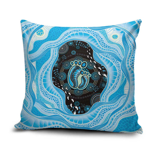 Australia Mother's Day Pillow Cover Best Mum Ever Blue Version