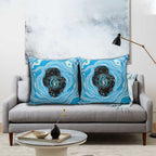 Australia Mother's Day Pillow Cover Best Mum Ever Blue Version