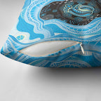 Australia Mother's Day Pillow Cover Best Mum Ever Blue Version