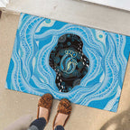 Australia Mother's Day Rubber Doormat Best Mum Ever Blue Version