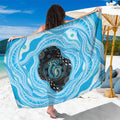 Australia Mother's Day Sarong Best Mum Ever Blue Version