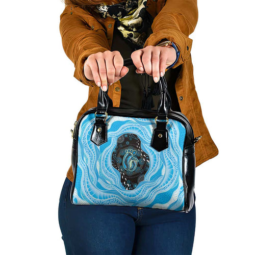Australia Mother's Day Shoulder Handbag Best Mum Ever Blue Version