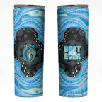 Australia Mother's Day Skinny Tumbler Best Mum Ever Blue Version