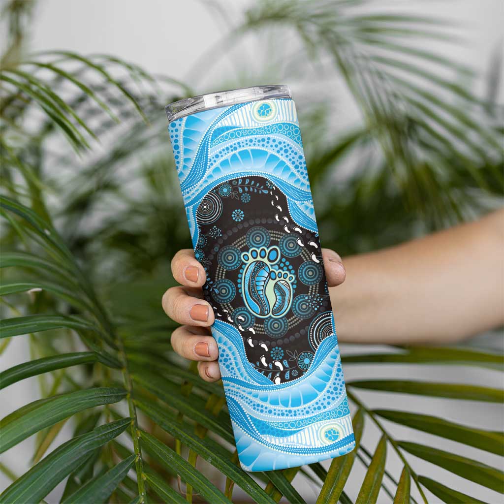 Australia Mother's Day Skinny Tumbler Best Mum Ever Blue Version