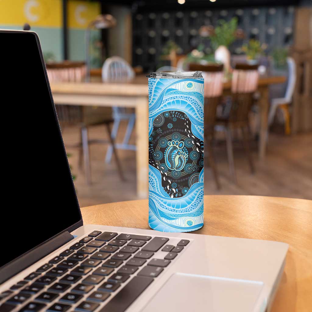 Australia Mother's Day Skinny Tumbler Best Mum Ever Blue Version