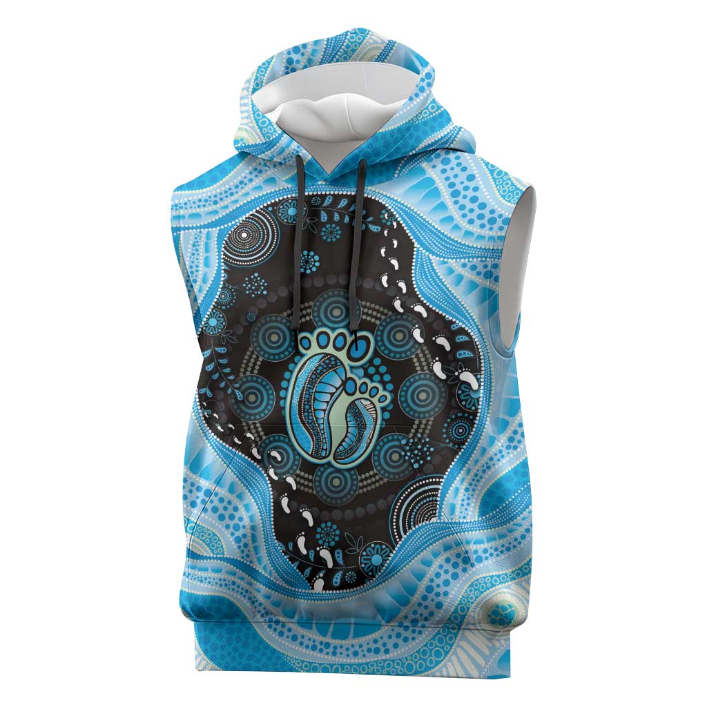 Australia Mother's Day Sleeveless Hoodie Best Mum Ever Blue Version