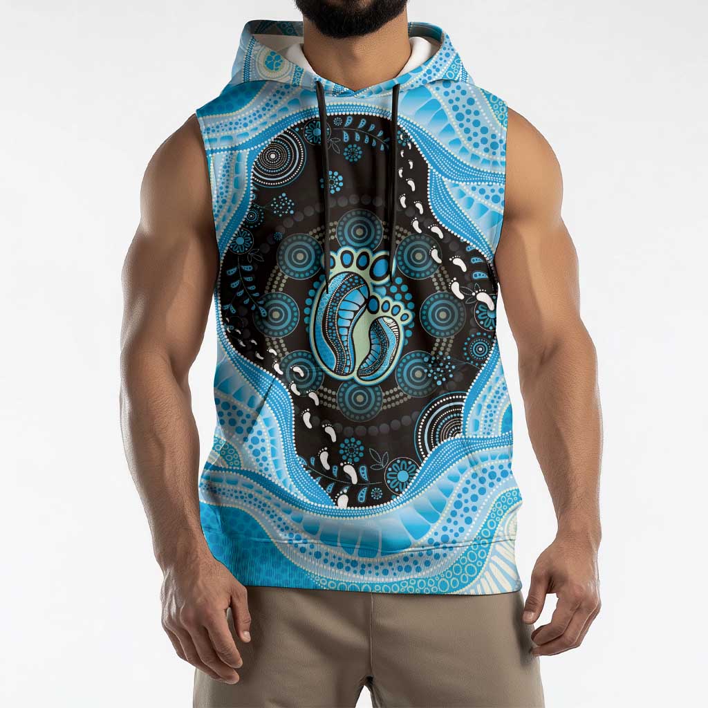 Australia Mother's Day Sleeveless Hoodie Best Mum Ever Blue Version