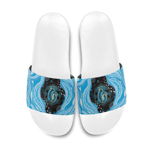 Australia Mother's Day Slide Sandals Best Mum Ever Blue Version