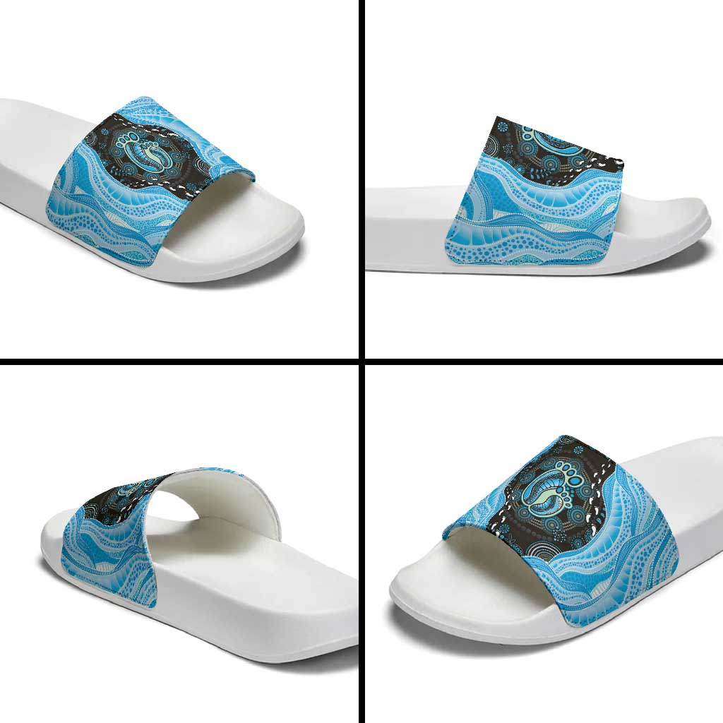 Australia Mother's Day Slide Sandals Best Mum Ever Blue Version
